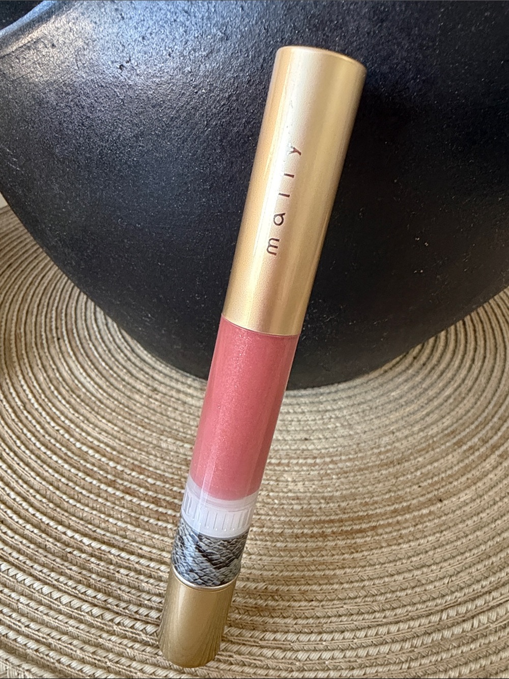 Mally Beauty Raspberry Rose Pink Shimmer Lip Gloss